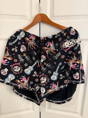 Disney Parks Pixar Coco All-Over Print Lounge Shorts Size 1X